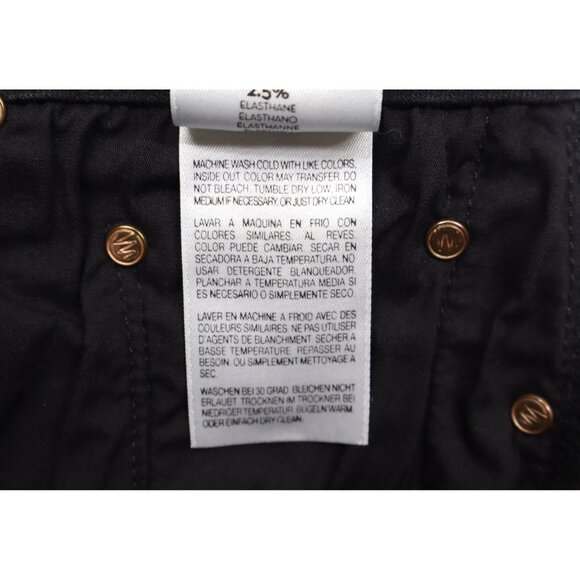 Mother Women's The Looker Ankle Fray Guilty As Sin Black Sz 29 - Picture 11 of 14